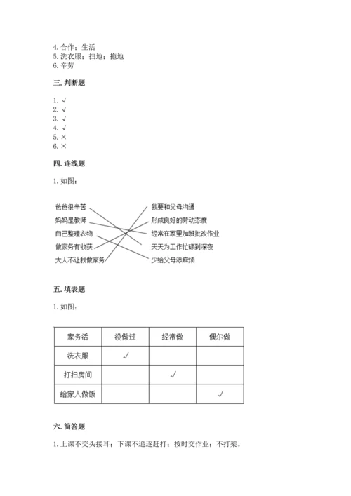 部编版四年级上册道德与法治期中测试卷附答案【达标题】.docx