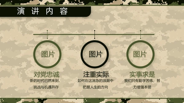 八一军事部队士兵职责汇报PPT动态模板