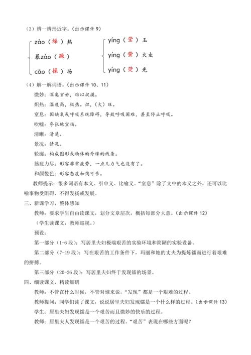 部编版八年级语文上册教案 第二单元 9 美丽的颜色