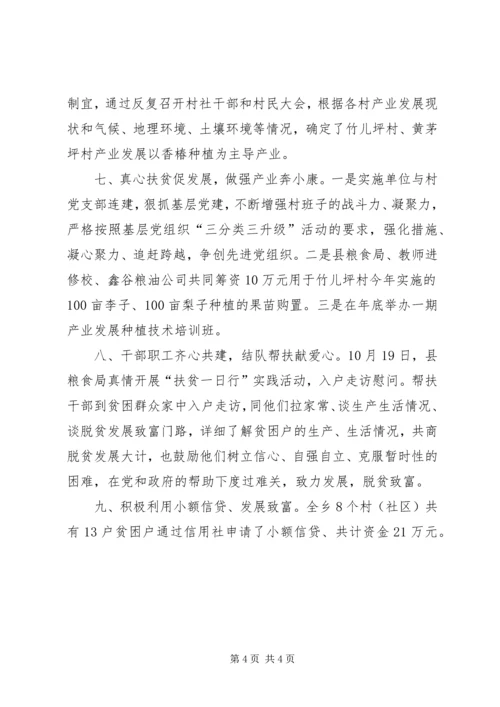 乡镇年度扶贫攻坚工作总结.docx