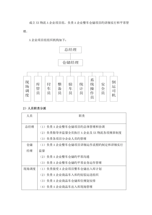 毕业设计x物流公司仓储管理方案设计.docx