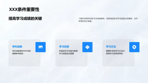 初中升学成功路径
