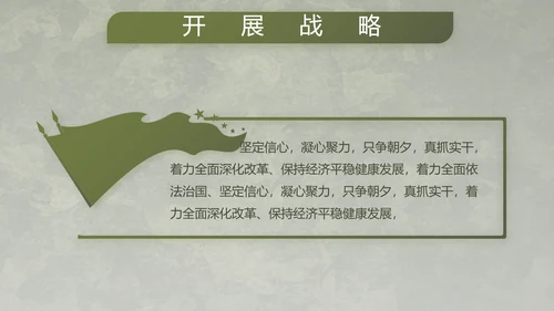 迷彩风军事国防部队士兵动态PPT