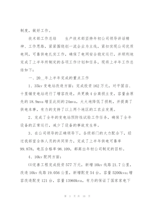 技术部工作总结.docx