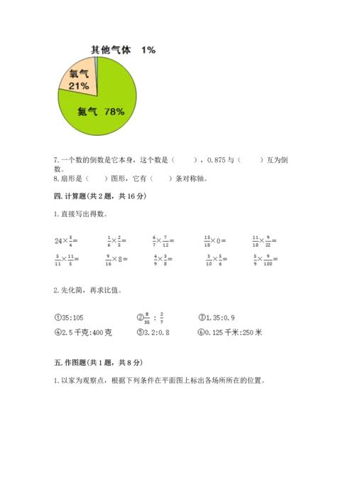 六年级上册数学期末测试卷含完整答案【历年真题】.docx