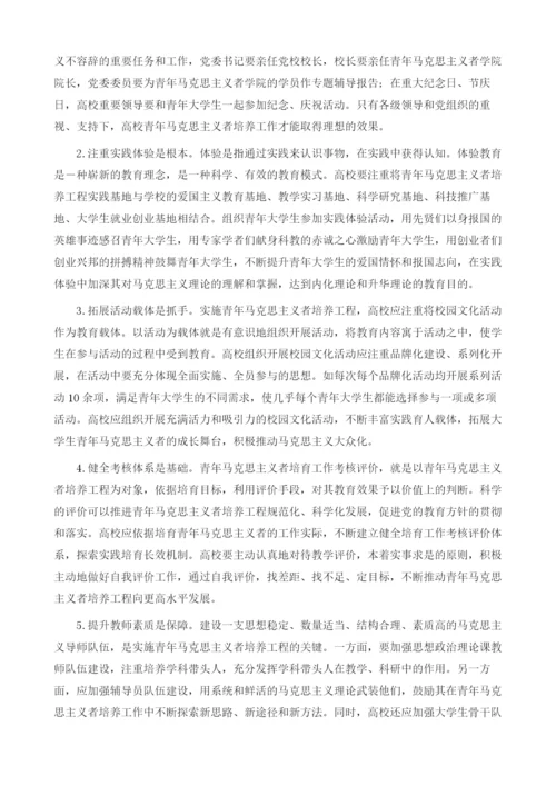着力式大学生马克思主义素养培育模式研究.docx