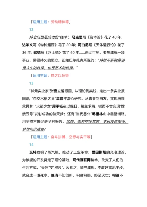 高分议论文必备的优质事实论据素材.docx