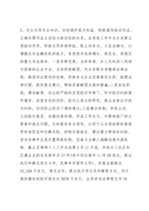 党员律师个人年度总结.docx