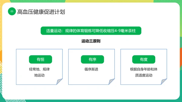 三高人群知识教育课件PPT模板