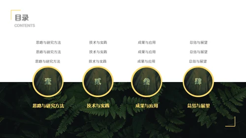 自然科学商务风毕业答辩通用PPT模板