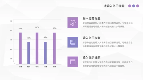 紫色简约风营销总结汇报PPT模板
