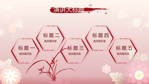 红色喜庆中式婚礼策划宣传PPT动态模板