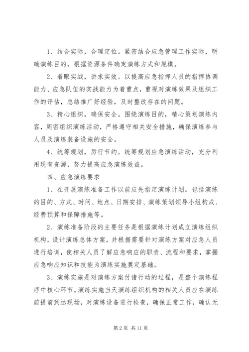应急预案演练计划和实施方案.docx