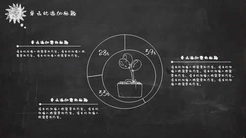 黑板风格教师说课课件通用PPT模版