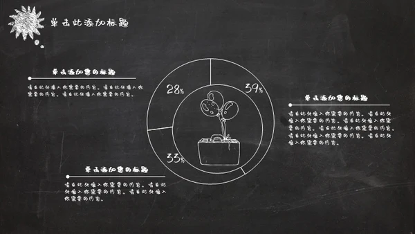 黑板风格教师说课课件通用PPT模版