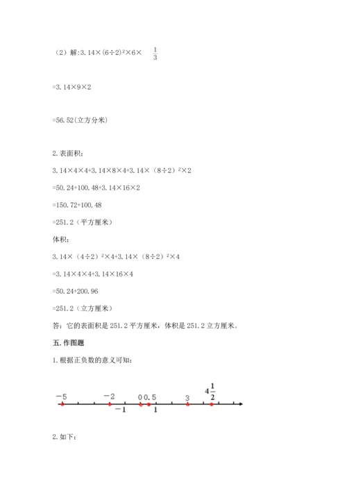 六年级下册数学《期末测试卷》及答案（名师系列）.docx