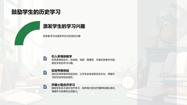 历史教育新实践PPT模板