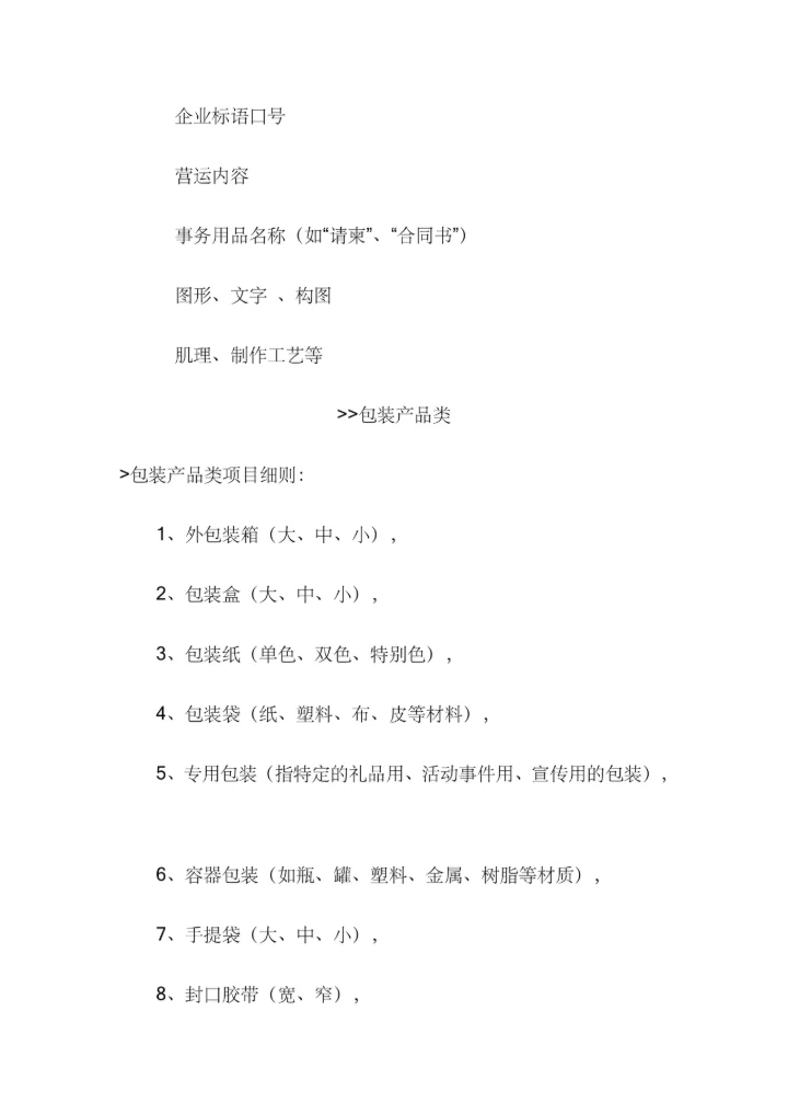 VI视觉设计目录清单