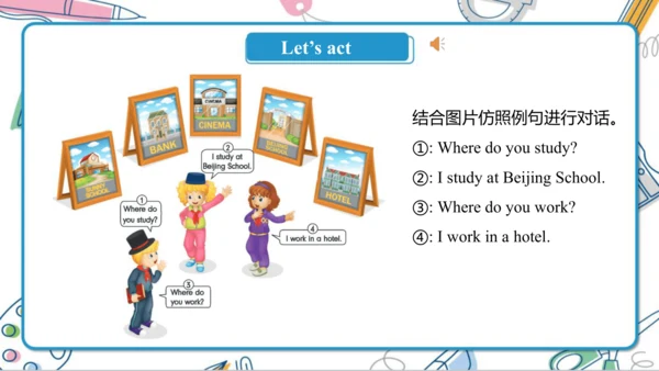 Unit 4 Where do you work ? Lesson 19- Lesson 20 课件