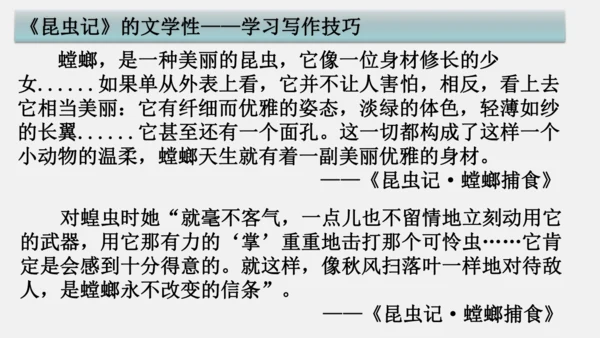 八年级上册语文第五单元 名著导读 《昆虫记》 课件