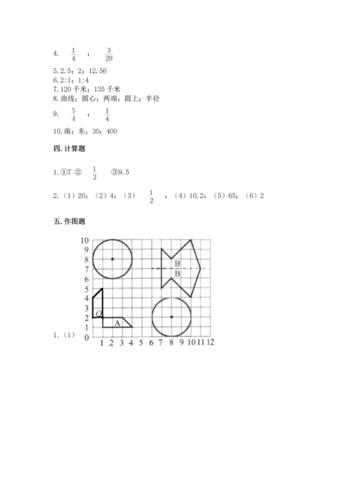 2022六年级上册数学期末测试卷精品【满分必刷】.docx