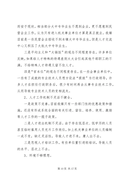 人才工作的调研报告.docx