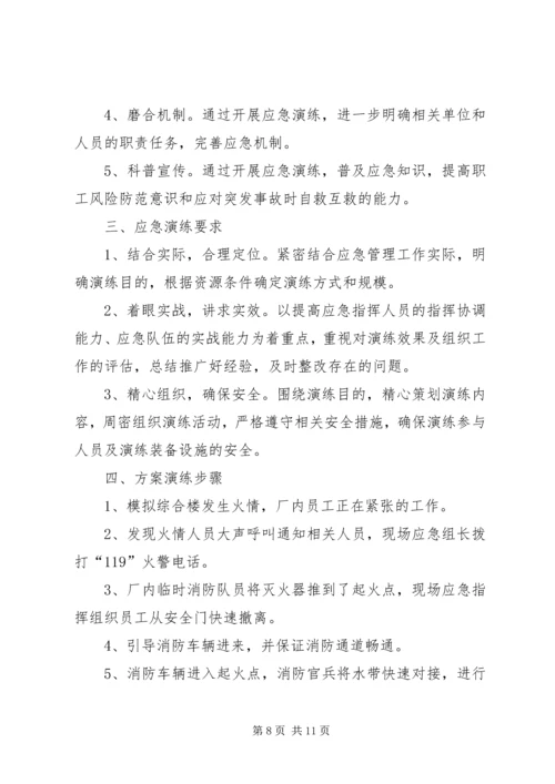 应急预案演练计划和实施方案 (2).docx