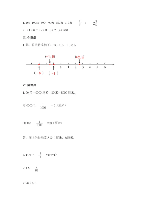 小升初六年级期末测试卷有完整答案.docx