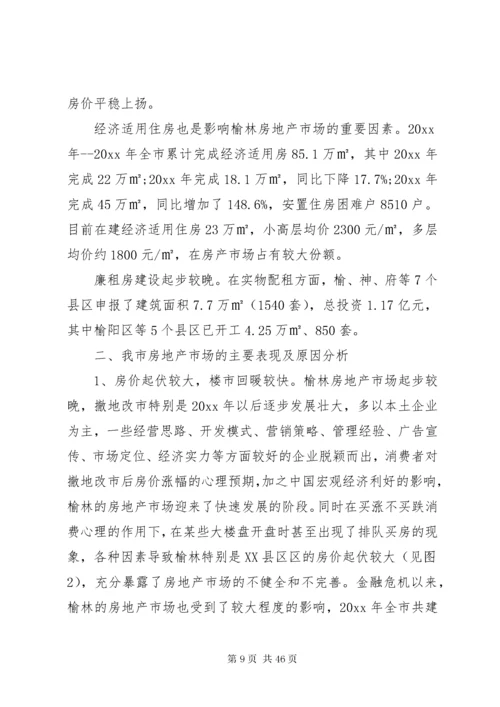 关于房地产市场调研报告五篇.docx