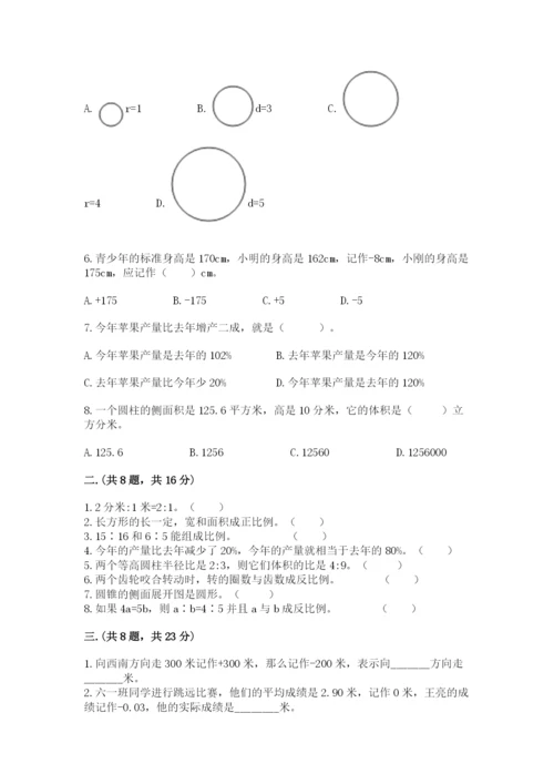 小学毕业班数学检测题及答案【典优】.docx