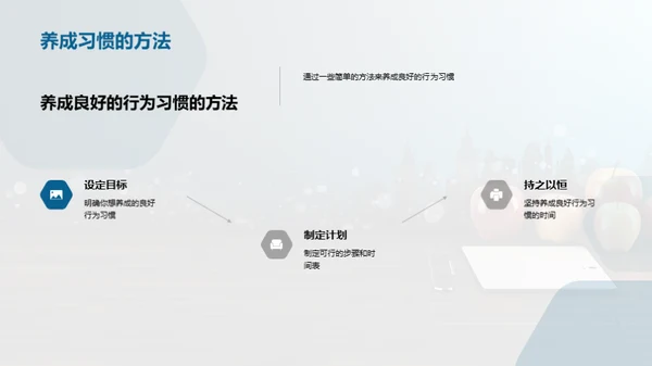 培养良好行为习惯