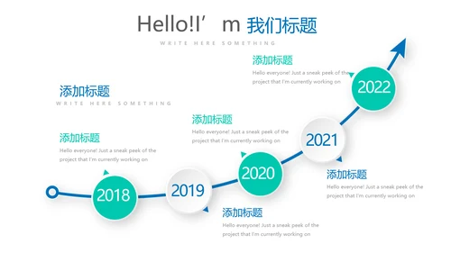 时尚微立体公司产品介绍宣传通用PPT动态模板