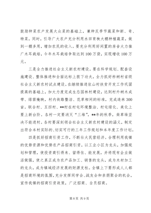 乡镇政府年终工作汇报.docx