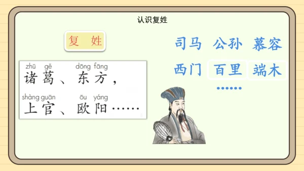 识字2 姓氏歌（课件）