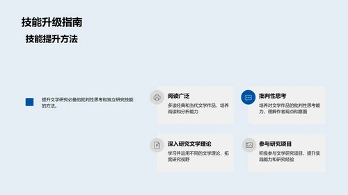 文学研究新解PPT模板