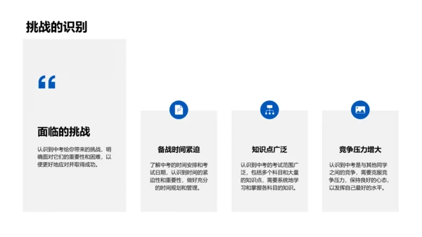 中考学习方法讲解PPT模板