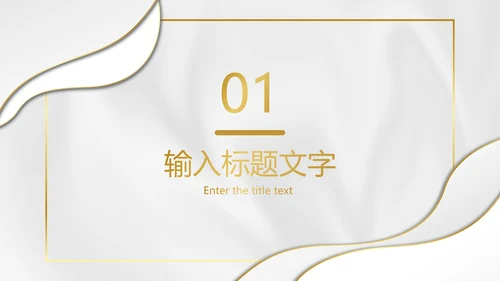 白金丝绸纹理奢华PPT模板