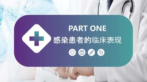 医疗护理疫情肺炎新型冠状病毒课件PPT模板