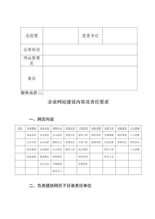公司网站管理标准规定.docx