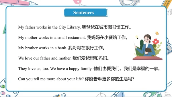 U4 Where do you work？ Lesson 23- Lesson 24 课件（共66张