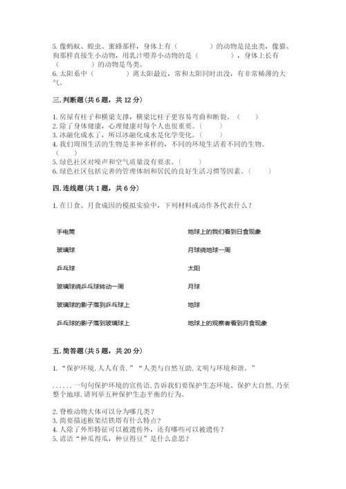 教科版六年级下册科学期末测试卷带下载答案.docx