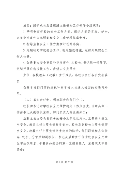 西簧乡小安全保卫工作方案.docx