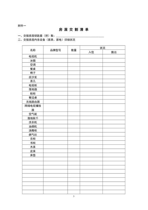 房屋租赁合同协议书模板word文档