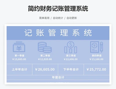 简约财务记账管理系统