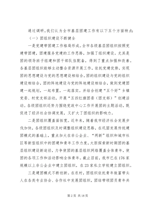 共青团基层组织和工作调查.docx