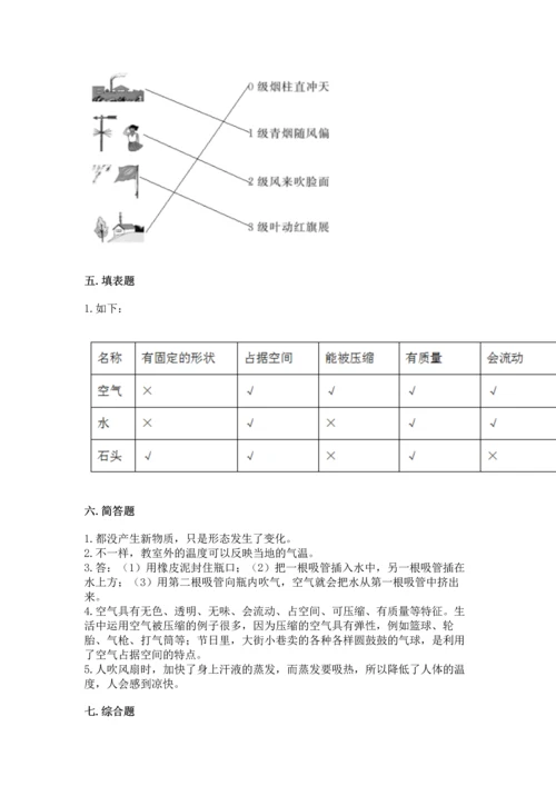 教科版小学三年级上册科学期末测试卷（巩固）.docx