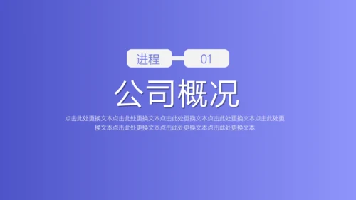渐变风商业计划书通用PPT模板