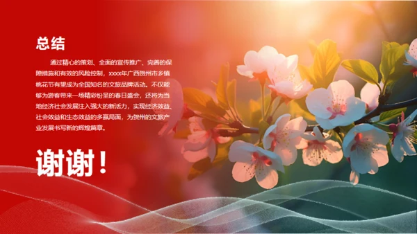小镇桃花节策划方案通用PPT