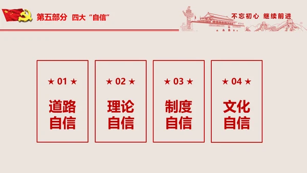 不忘初心继续前进七一重要讲话PPT