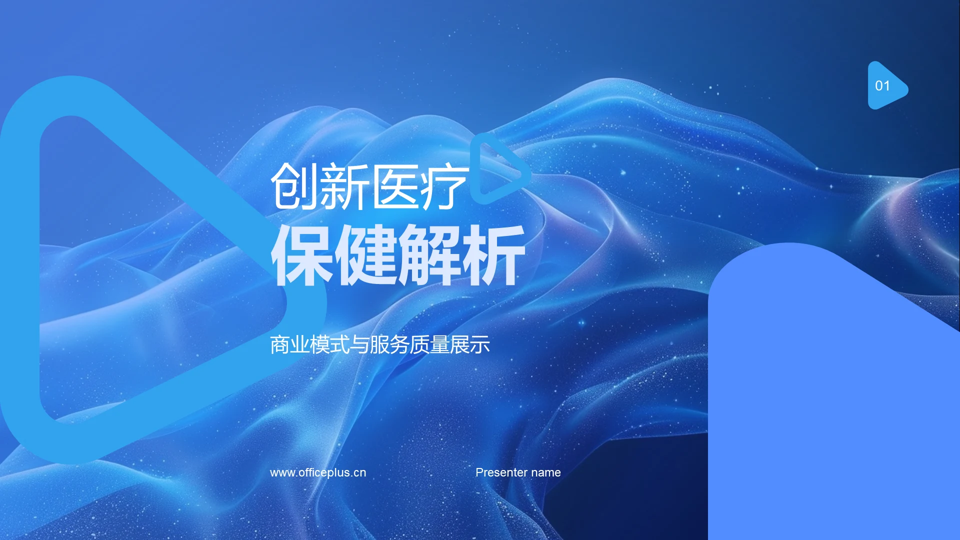 创新医疗保健解析PPT模板